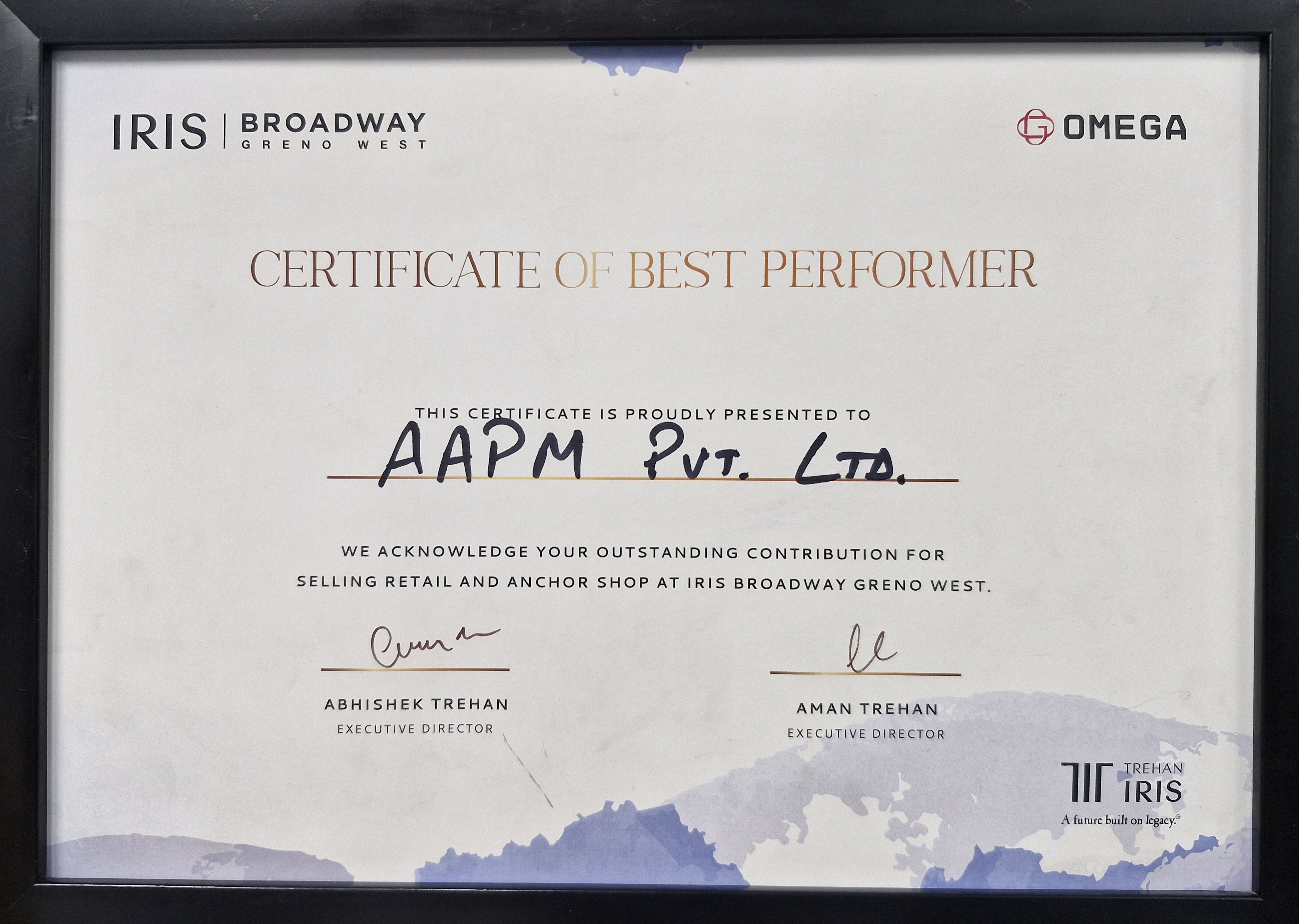Best Performer Award