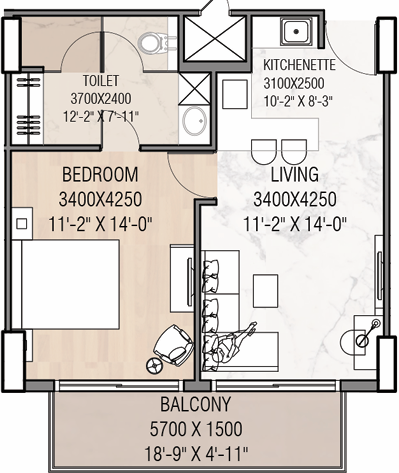 high life floor plan
